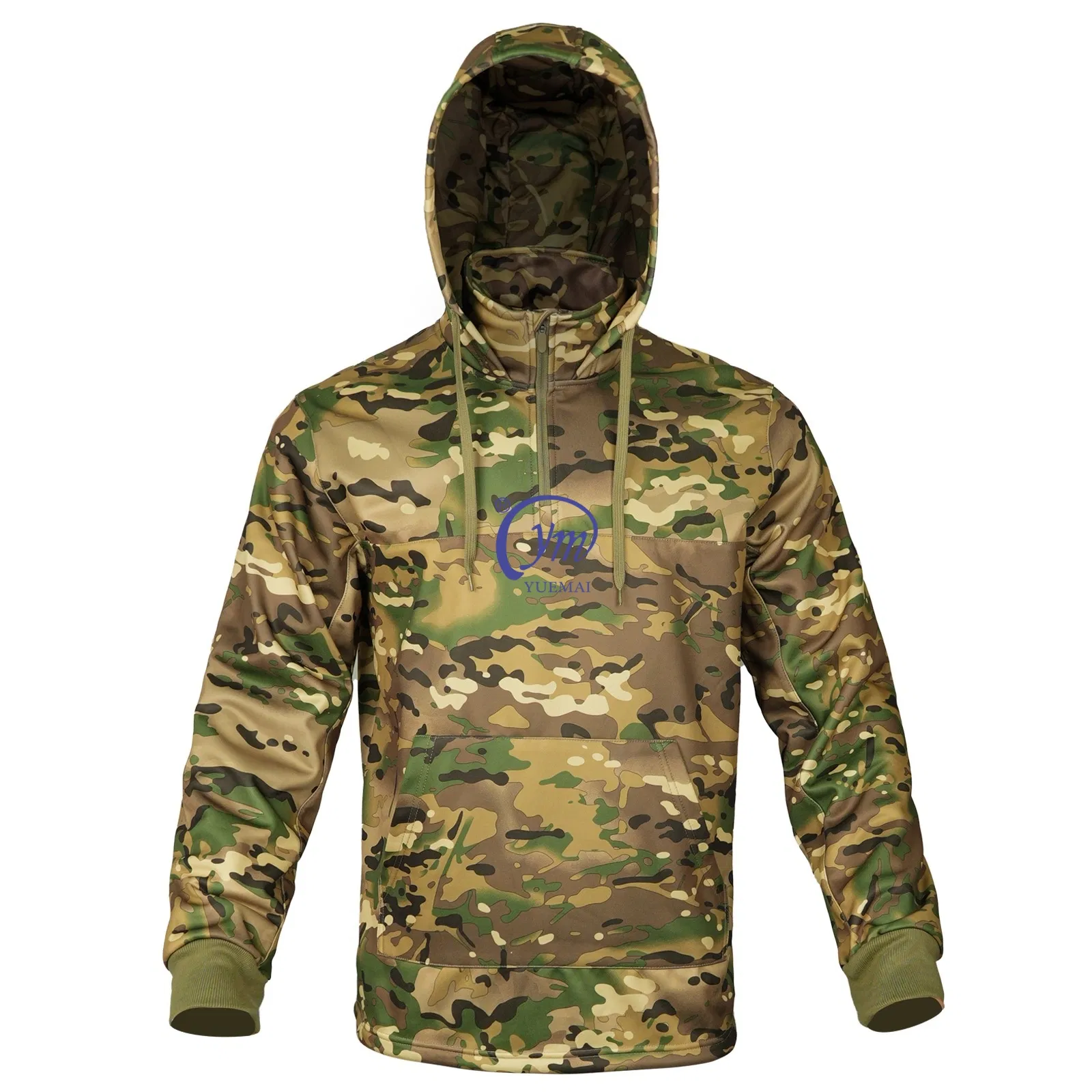 Suéter Casual Respirável à Prova de Vento para Homens de Outono e Inverno, para Caminhadas e Caça, Estampa Floresta Mossy Oak