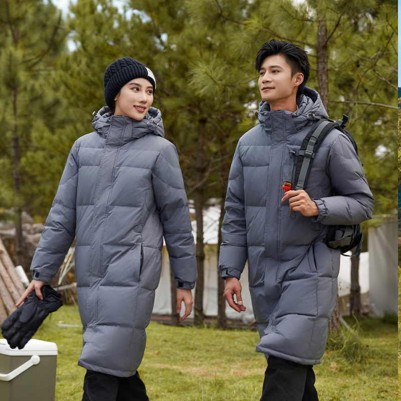 Novo Casaco de Inverno com Gola Alta em Algodão, Padded, Solto, Casual de Inverno, À Prova de Vento, com Bolso