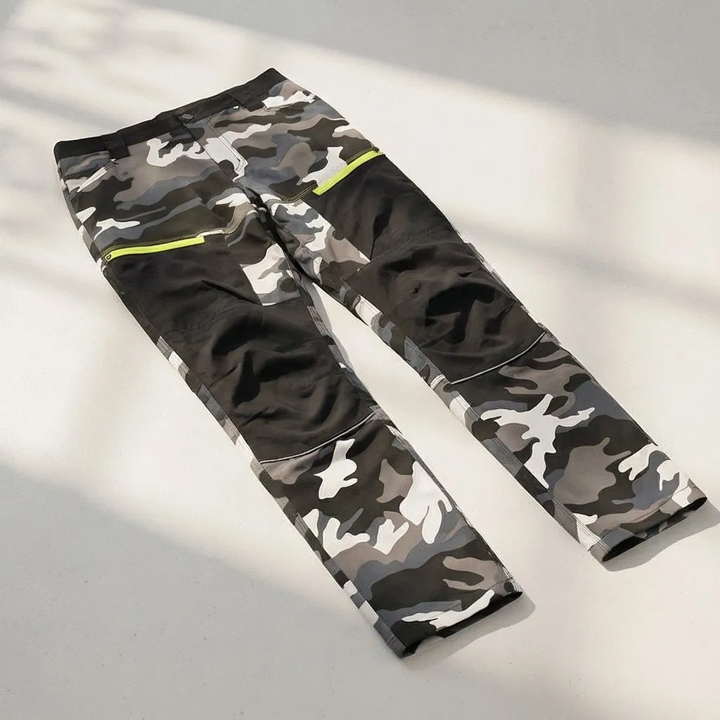 Calças Casuais Estilosas em Camuflagem para Homens - Ideais para Aventuras ao Ar Livre e Uso Diário