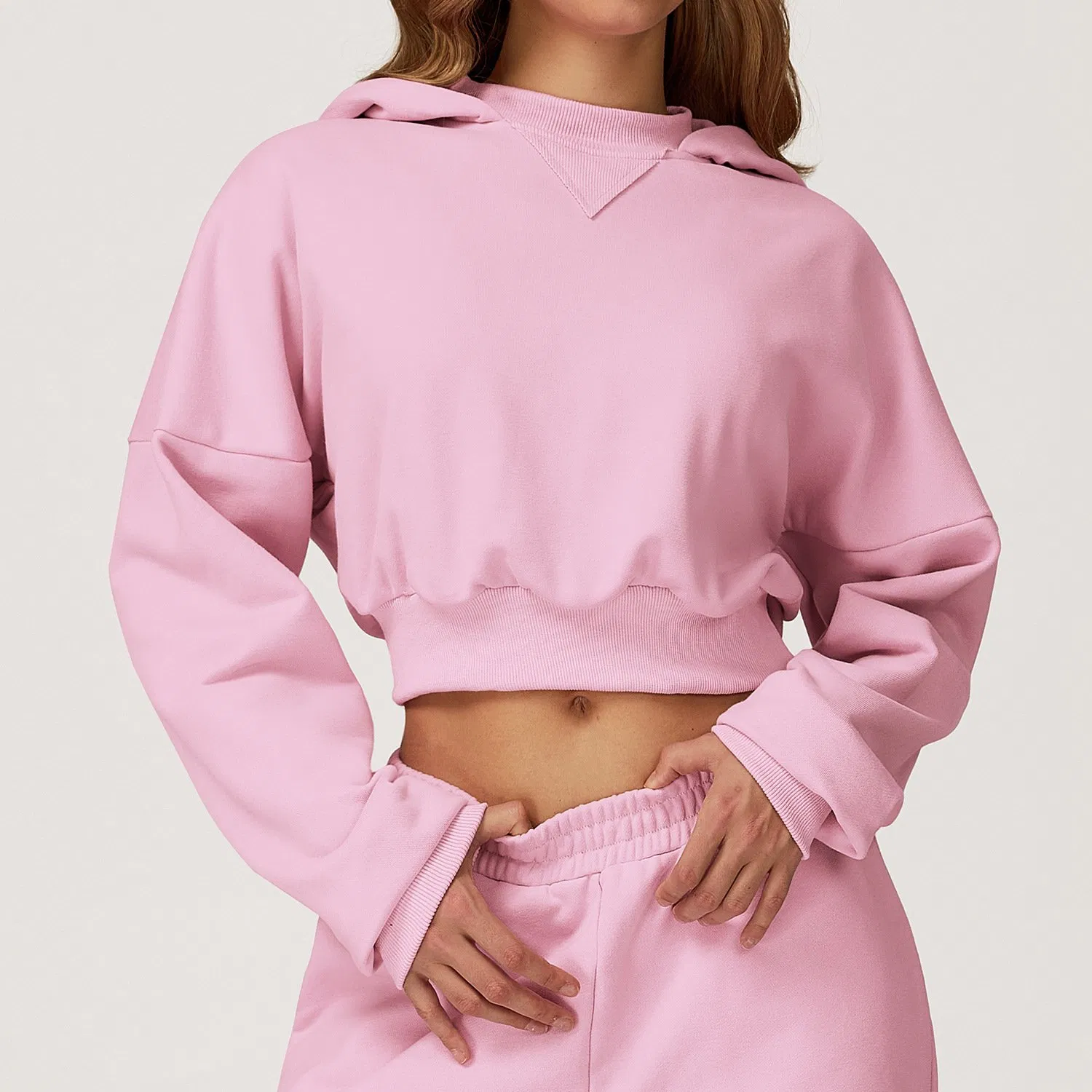 Moletom com Capuz Fashion Casual Solto Versátil Casaco Feminino para Corrida ao Ar Livre Roupas de Fitness e Esportes