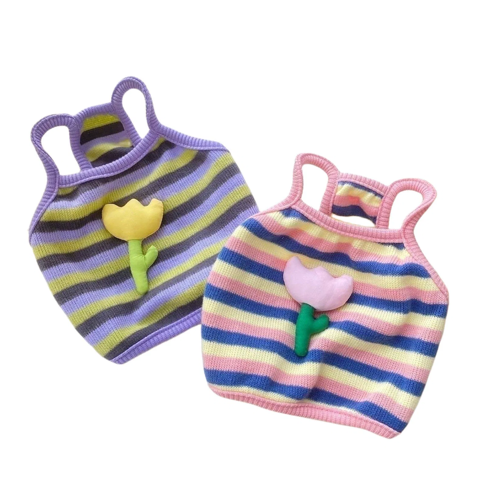 Seção de Camiseta Fina Pequena Sling Pomeranian Teddy Roupas de Verão para Gato Anti Queda