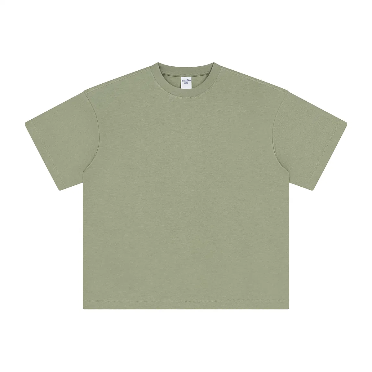 T-shirt casual em algodão respirável que aceita impressão e bordados DTG personalizados Personalização
