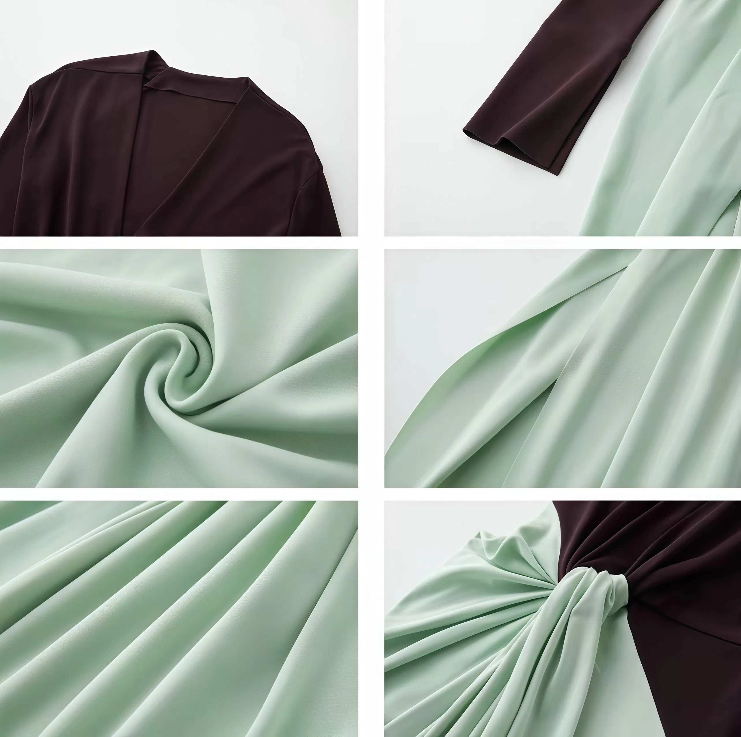 Saia Maxi Longa Elegante de Alta Qualidade em Seda para Mulheres Atacadista Personalizado para Ocasiões Formais Vestido Casual de Verão com Decote em V Francês