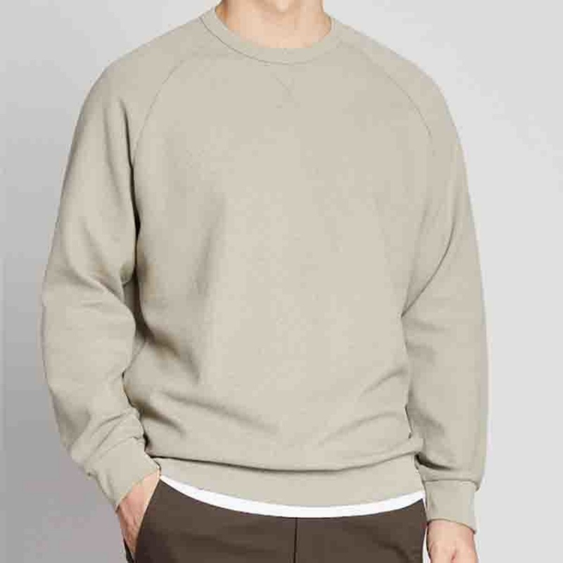 Personalizado Atacado 420GSM 100%Cotton Casual Pulôver de Manga Longa para Homens