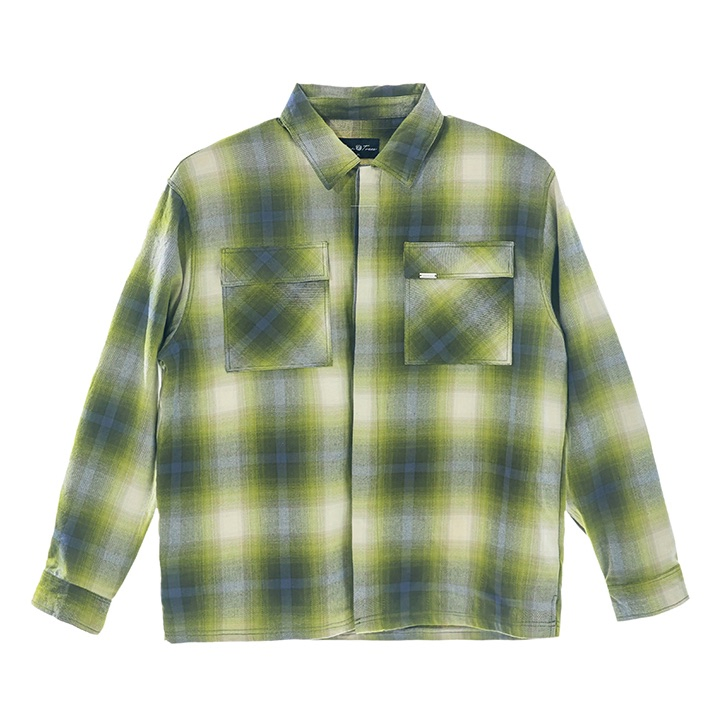 Camisa de Flanela de Alta Qualidade para Homens com 100%Cotton Design de Moda Personalizado de Fábrica Camisas de Manga Longa OEM/ODM Camisa Casual para Homens Casaco de Xadrez
