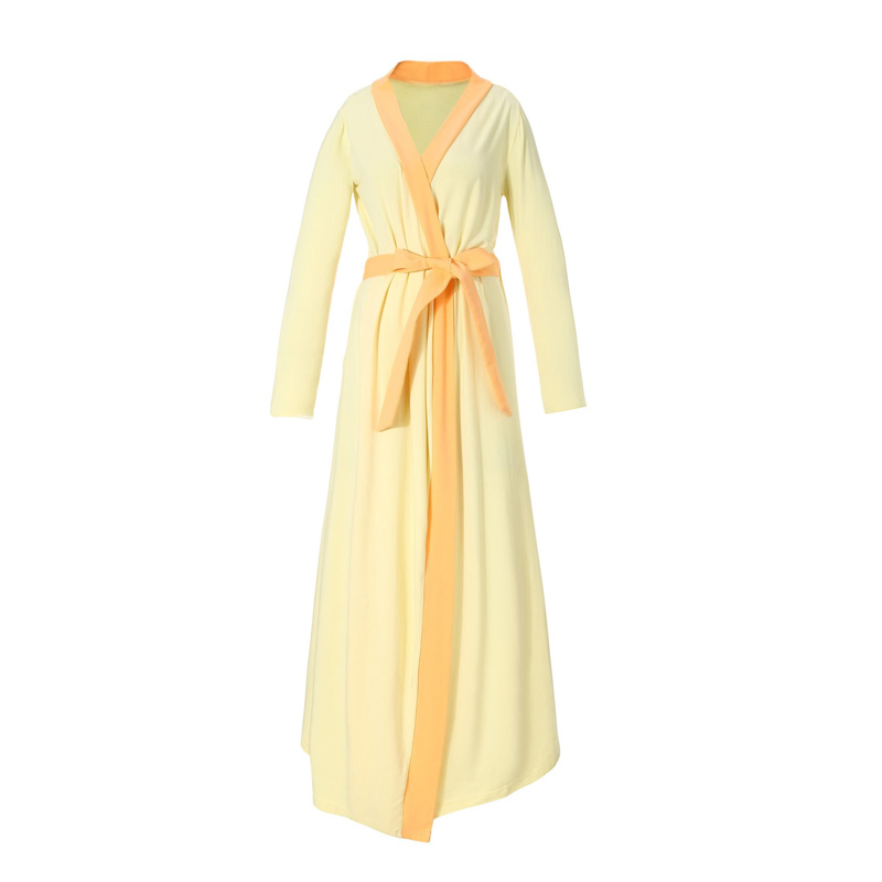Fornecedor OEM Roupão Feminino Suave Kimono SPA Malha Longo Robô Leve Roupão de Lazer