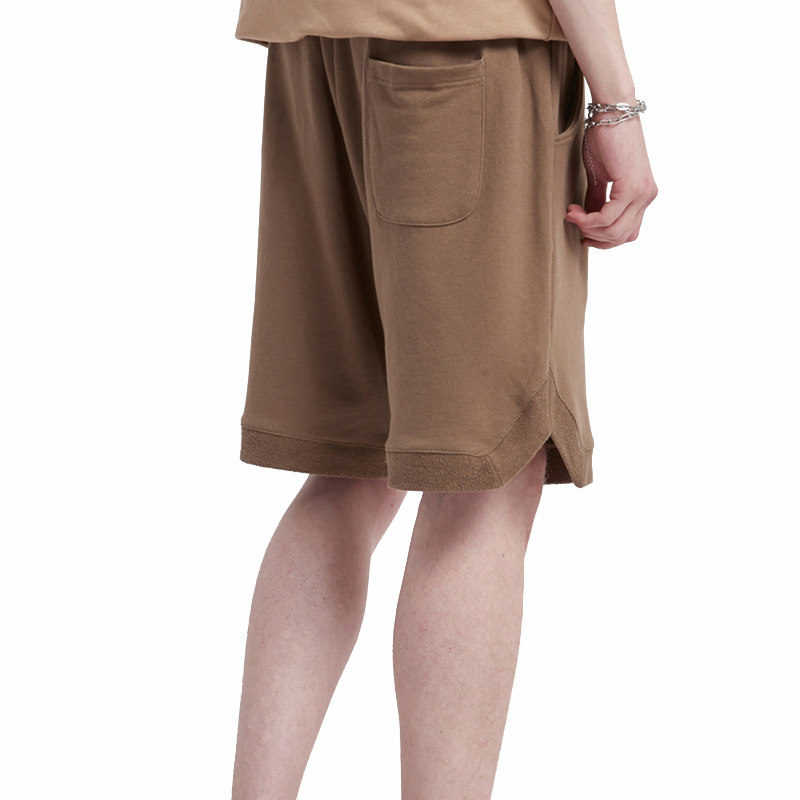 Baixa MOQ Personalizado Algodão Vintage Ao Ar Livre Casual Solto Moda Rua Roupas Masculinas Shorts