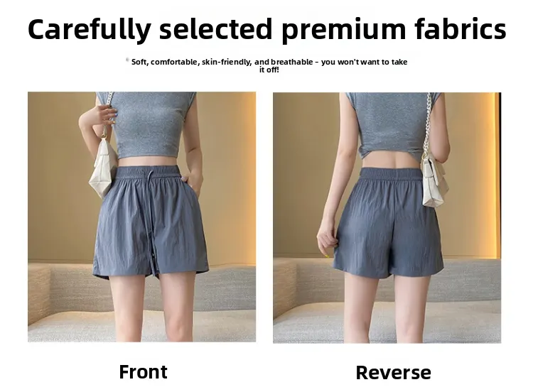 Shorts Casuais de Verão Femininos de Cintura Alta Disponíveis em Várias Cores