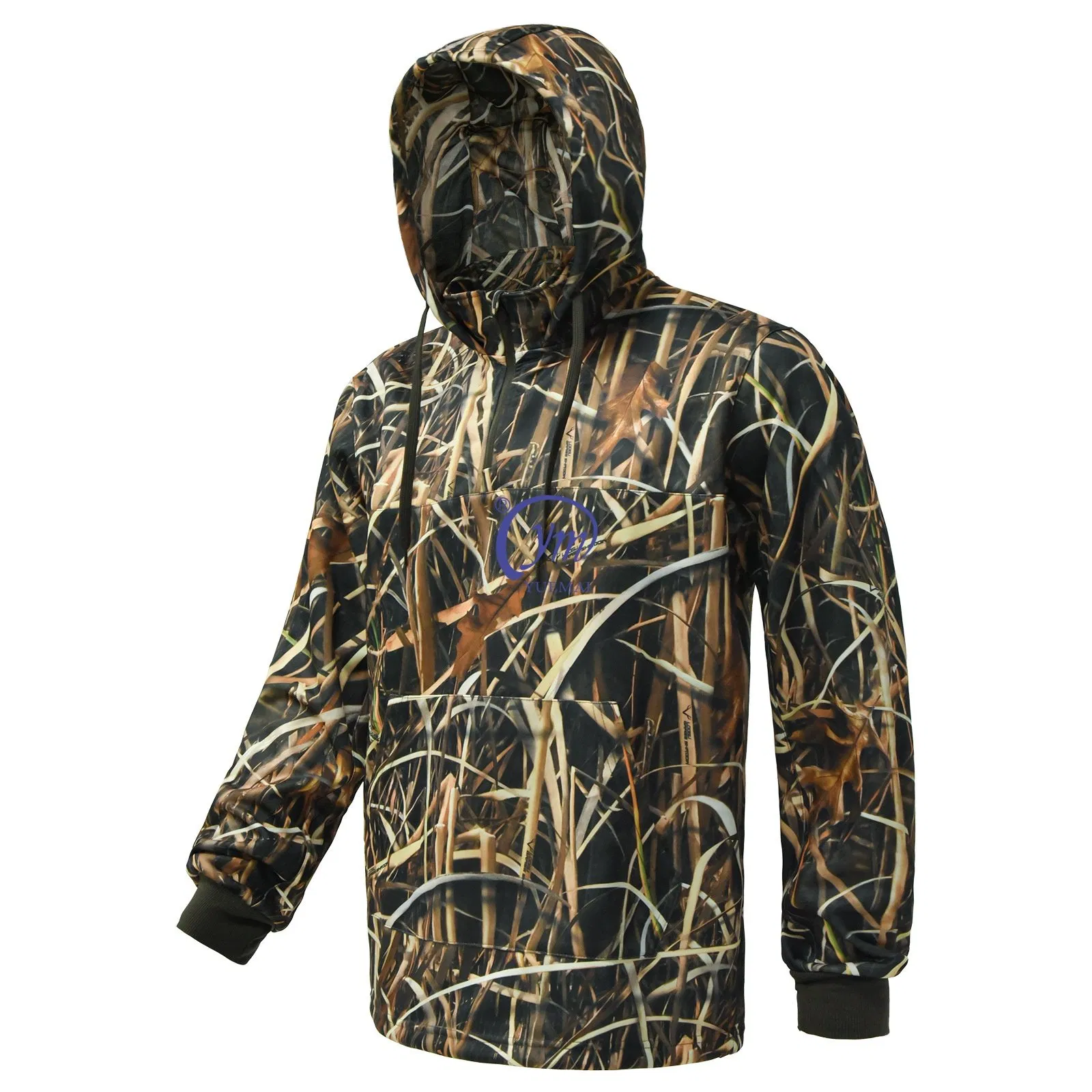 Suéter Casual Respirável à Prova de Vento para Homens de Outono e Inverno, para Caminhadas e Caça, Estampa Floresta Mossy Oak