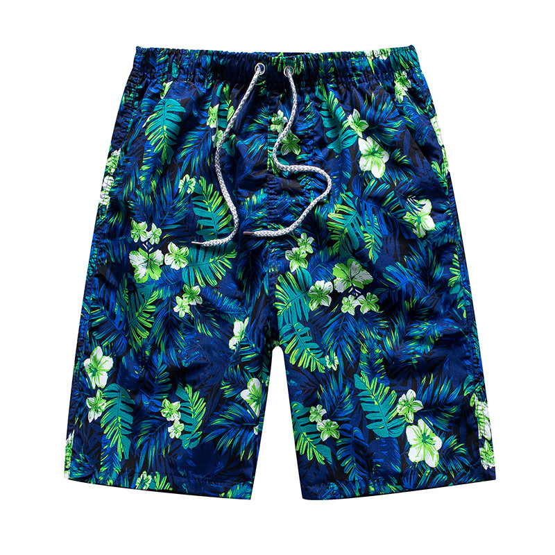 Calças de Praia de Secagem Rápida Masculinas Tamanho 5/4 Shorts Casuais Grandes