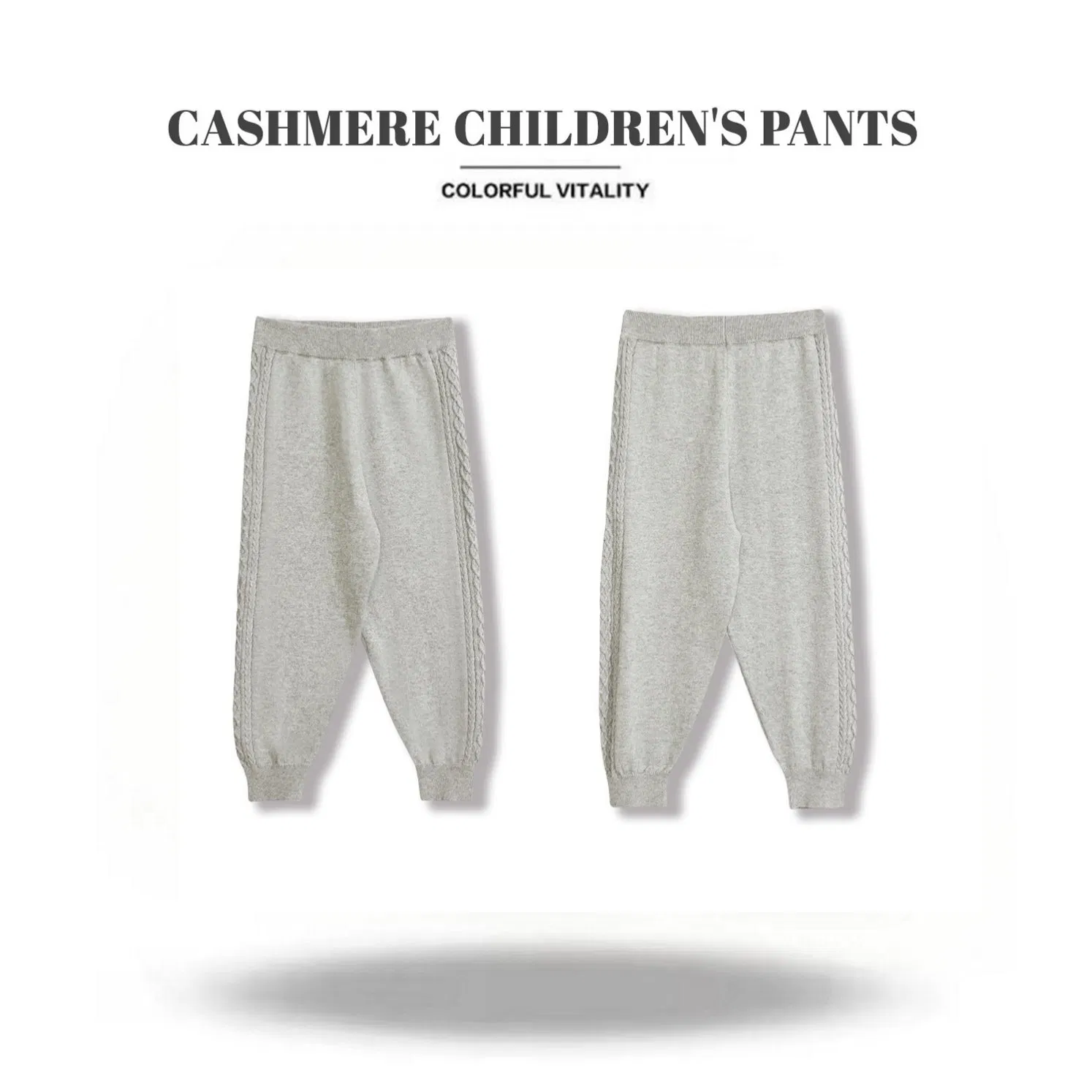 Calças Casuais de Cashmere para Meninos Estilo Roupas de Bebê Calças de Inverno