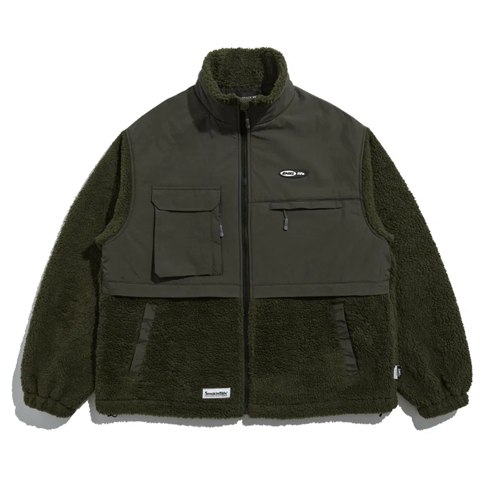 Casaco de Fleece Casual Quente de Inverno Plus Size para Homem