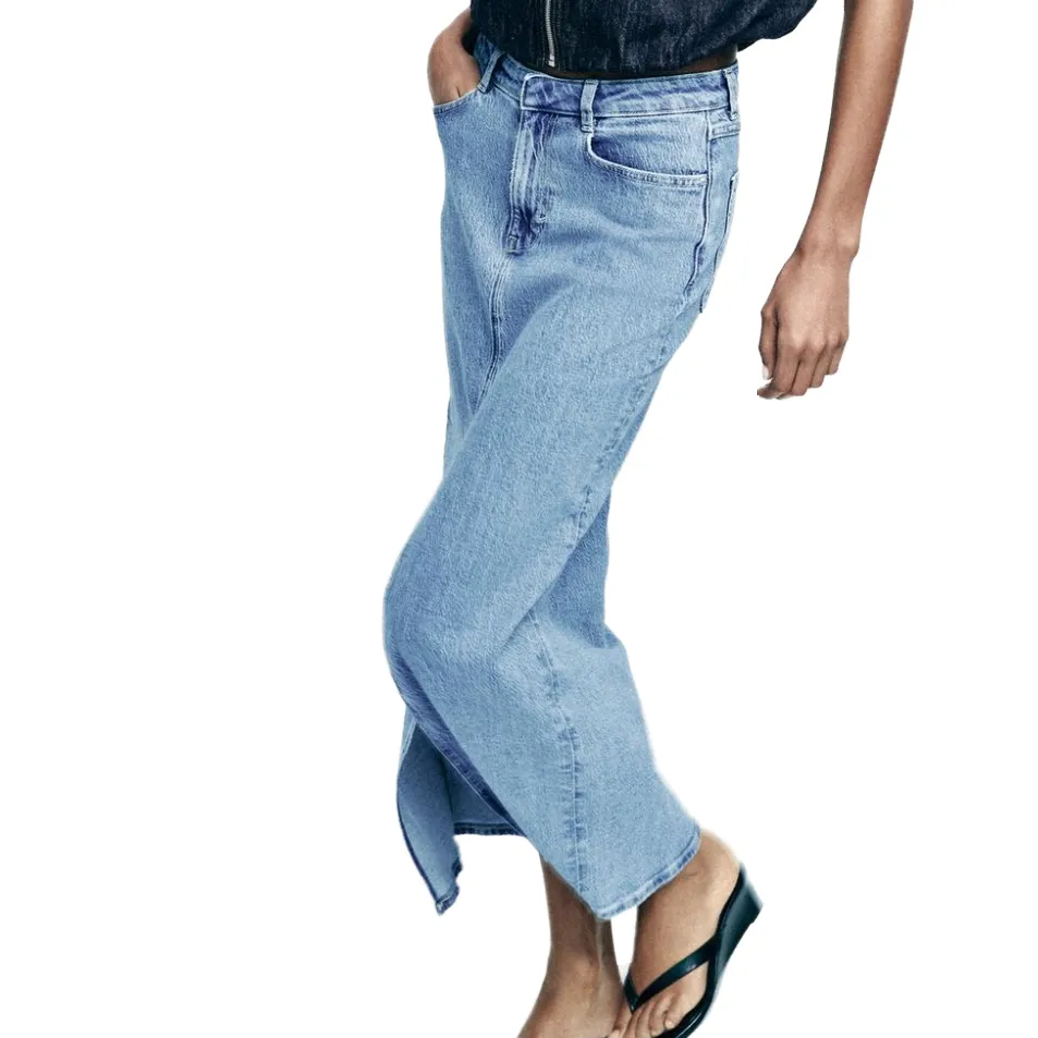 Saia midi feminina