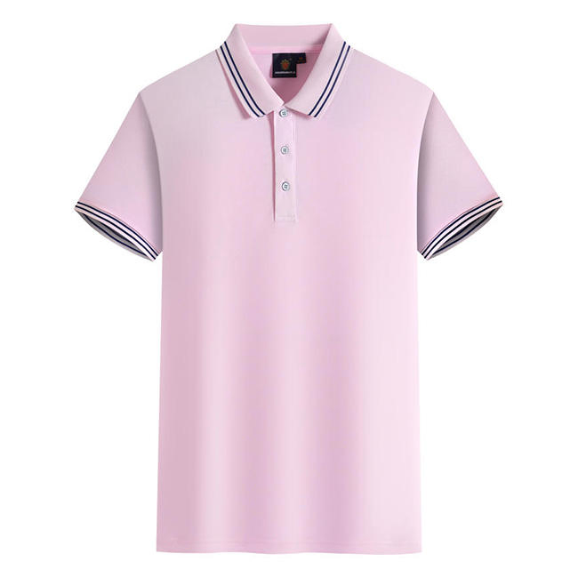 Camisas Polo Casuais Masculinas em Algodão Puro Camisetas de Golfe