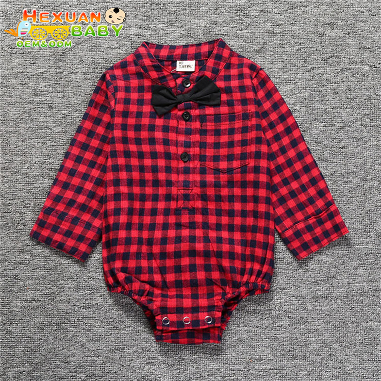 2025 Conjuntos de Roupas de Primavera para Meninos Roupas para Bebês Meninos Camisas de Manga Longa de Algodão + Calças de Jeans Casuais Vermelhas Roupas de Crianças Moda