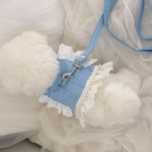 Roupas Elegantes para Animais de Estimação Camiseta com Guia para Cachorro e Gato
