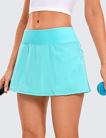 Saia de Tênis A-Line – Roupa Esportiva com Bolsos para Pickleball e Uso Casual