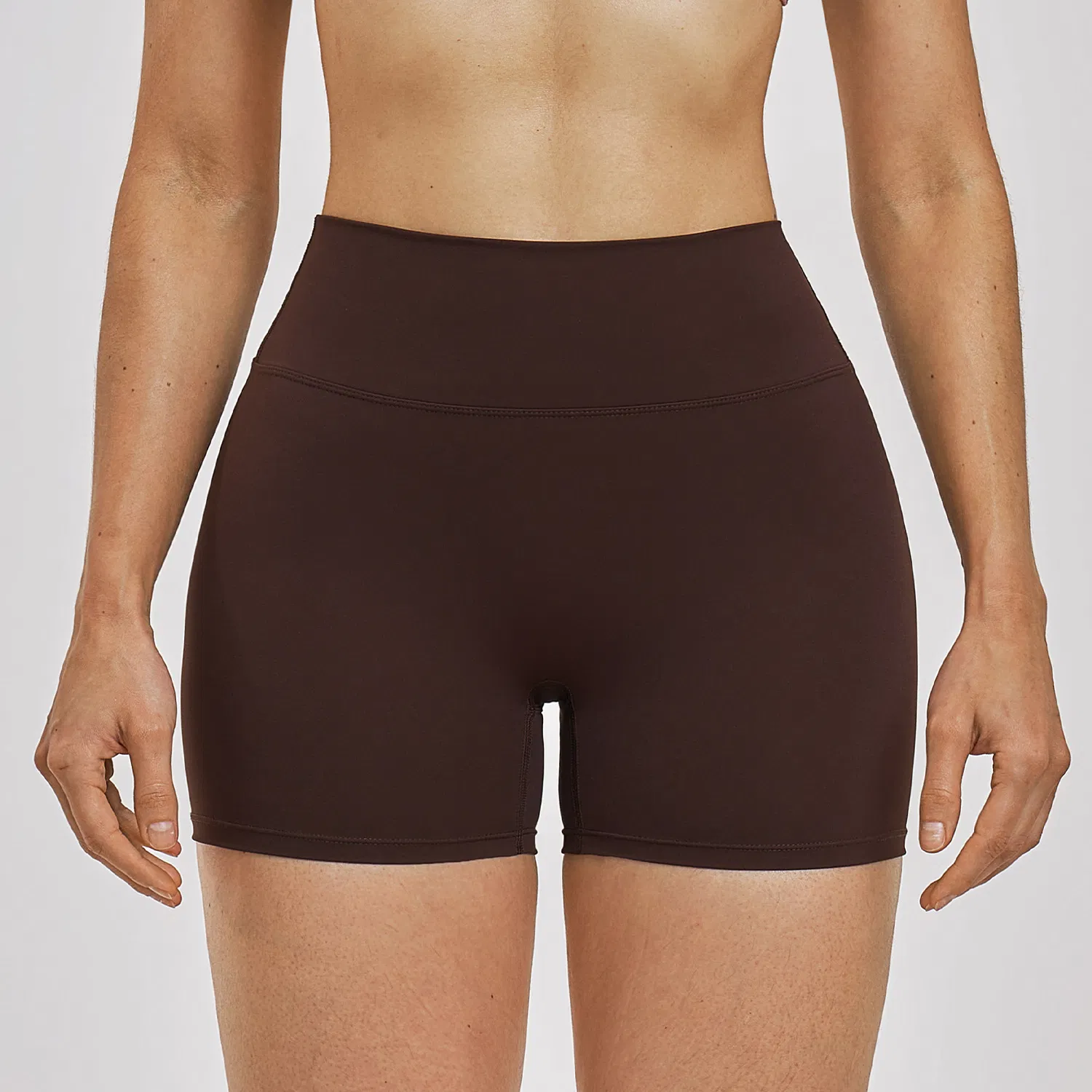 Shorts Femininos de Esporte de Cintura Alta com Estilo Levanta Bumbum, Roupas Confortáveis para Treino Casual