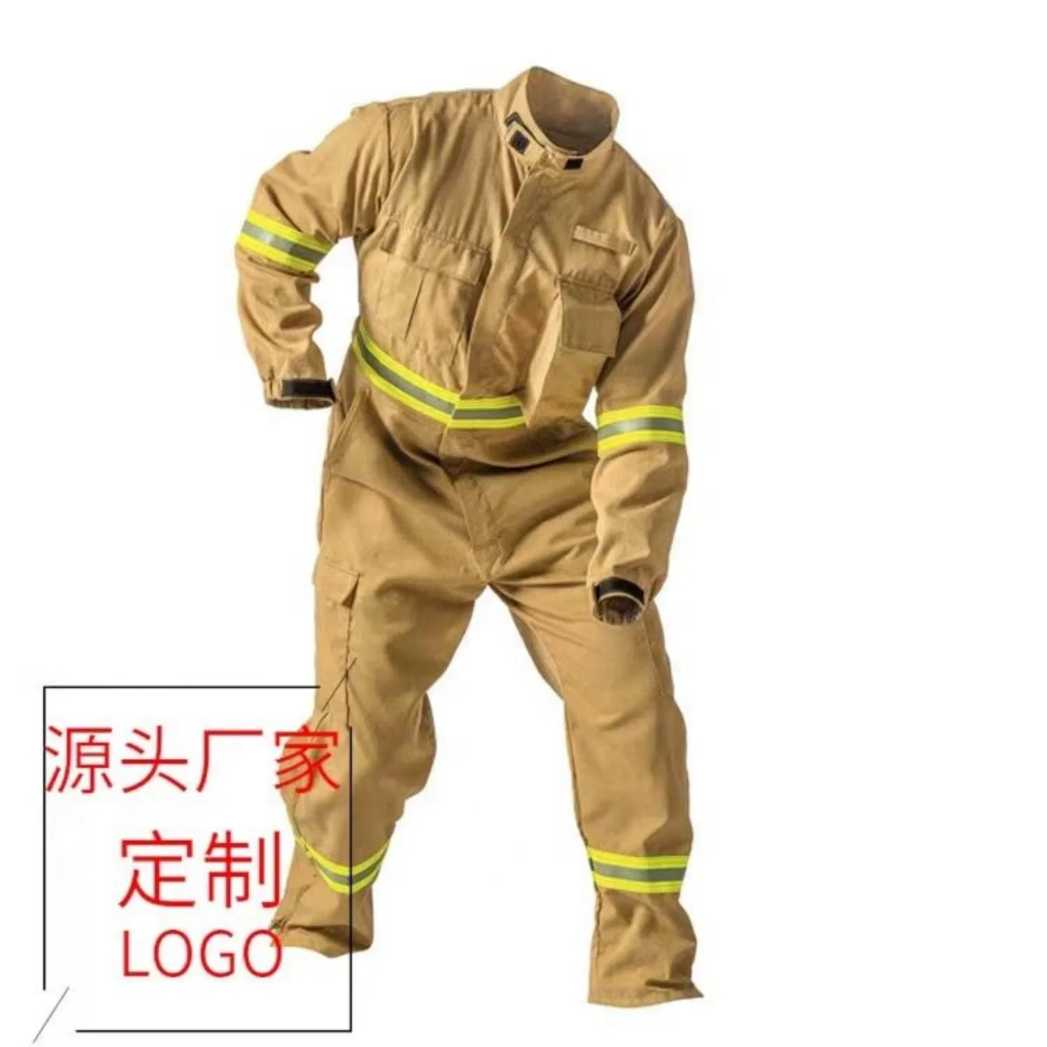 Fabricante de Roupas OEM Macacão de Bombeiro Segurança Oficina Denim Industrial Jardineira Roupas de Trabalho Twill Calças Cargo Verdes Personalizadas