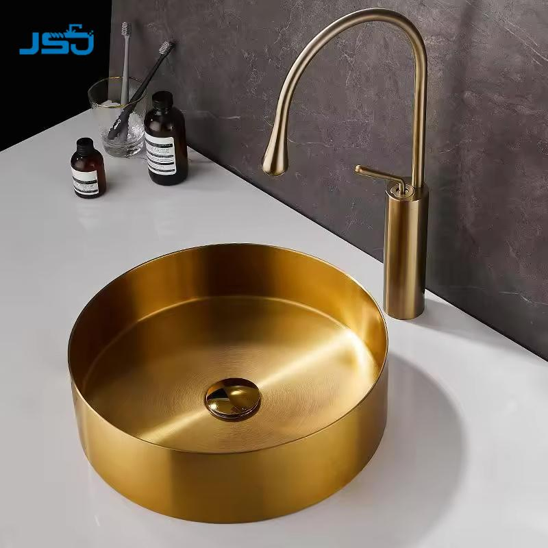 Wholsale Sink Hotel Hand Wash Single Basin Vessel Sink Round Bathroom Countertop Sink