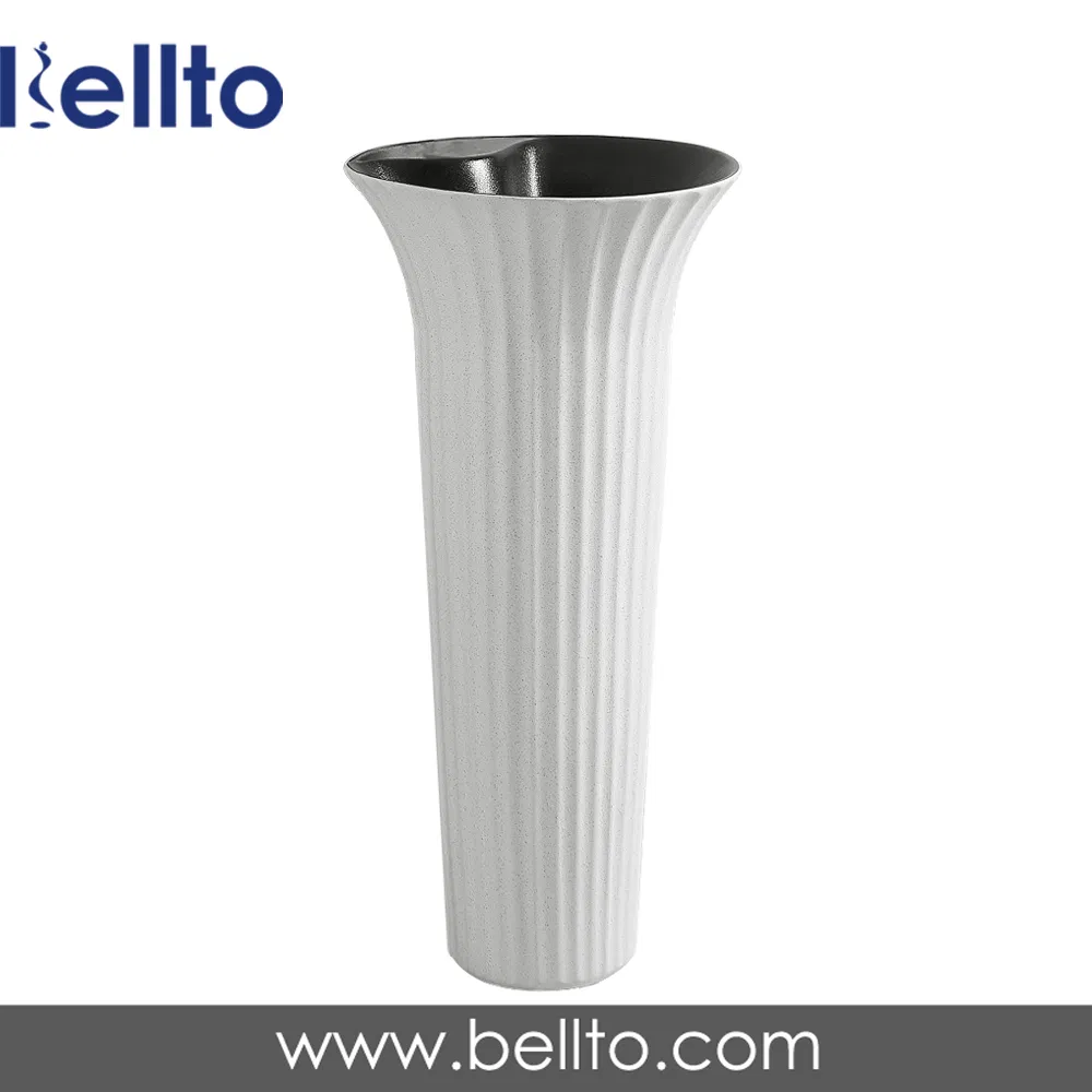 17 inches Round floor standing integrate pedestal sink