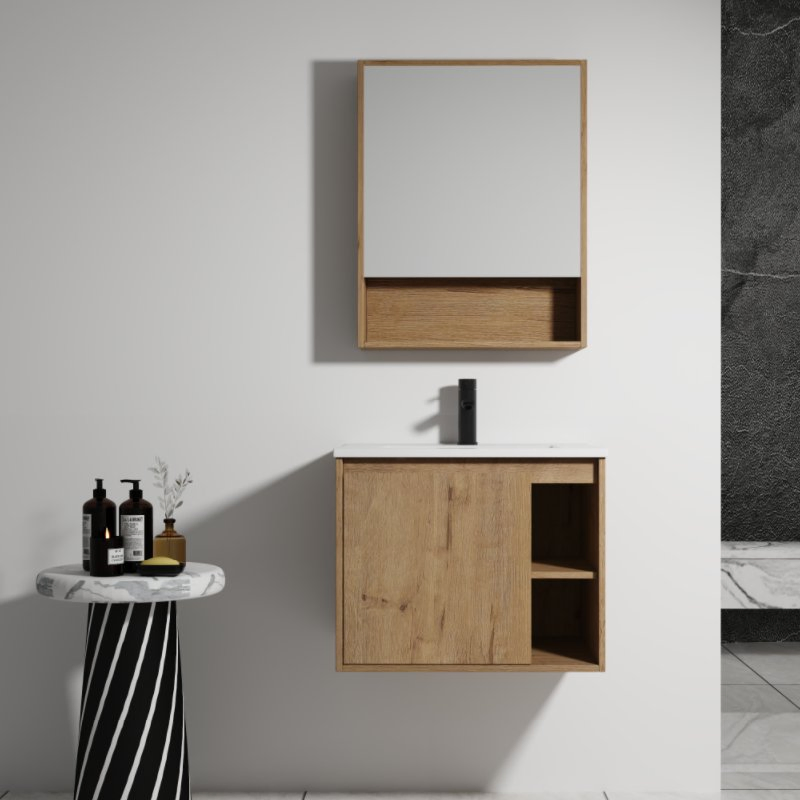 Luxury Freestanding Cabinet Marble Top Home Toilet Furnishing Bathroom Vanity