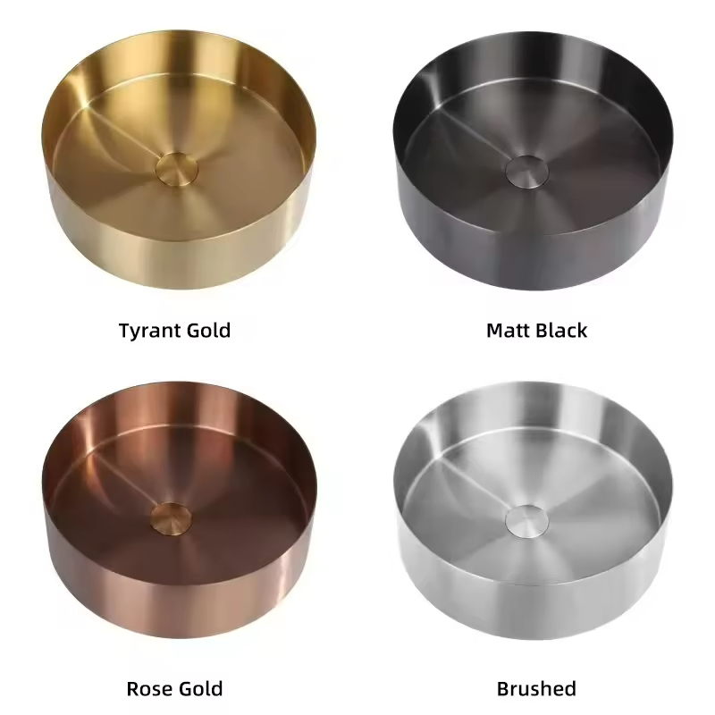 Wholsale Sink Hotel Hand Wash Single Basin Vessel Sink Round Bathroom Countertop Sink