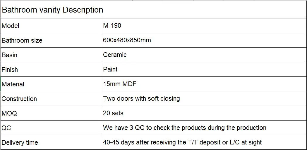 Product Specification