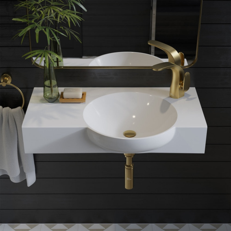 Chanda High-End Right Side Wall-Mounted Basin Bathroom Hotel Sink