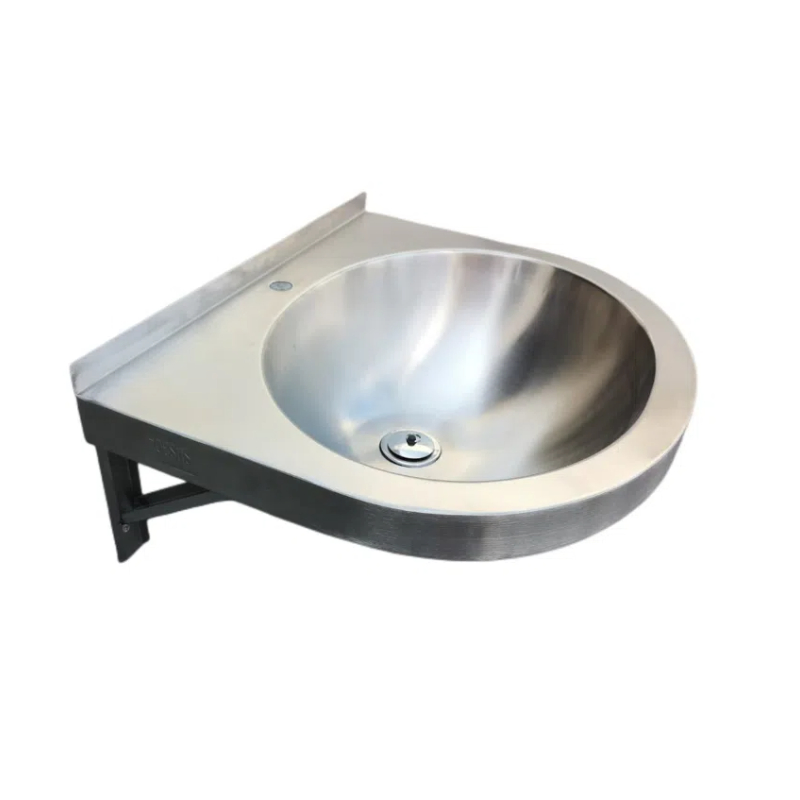 Contemporary Stainless Steel Wall-Mounted Sink for Stylish Bathrooms