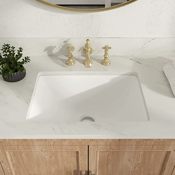 16X11"Sanitary Ware Undermount Wash Sink with Cupc, Bathroom Ceramic Lavatory Basin