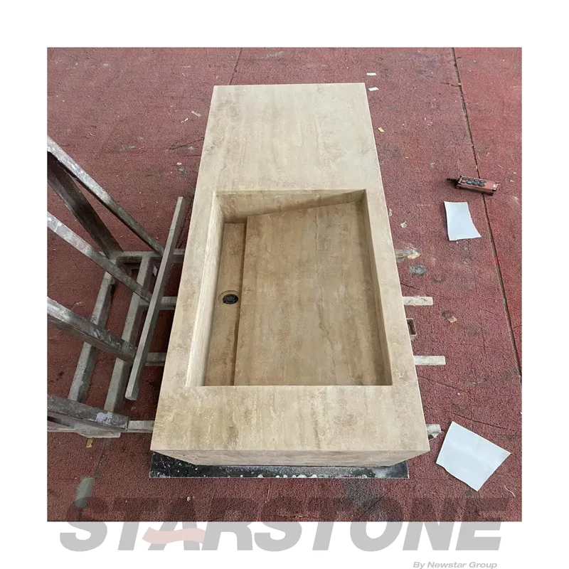 Travertine Bathroom Cabinet Design