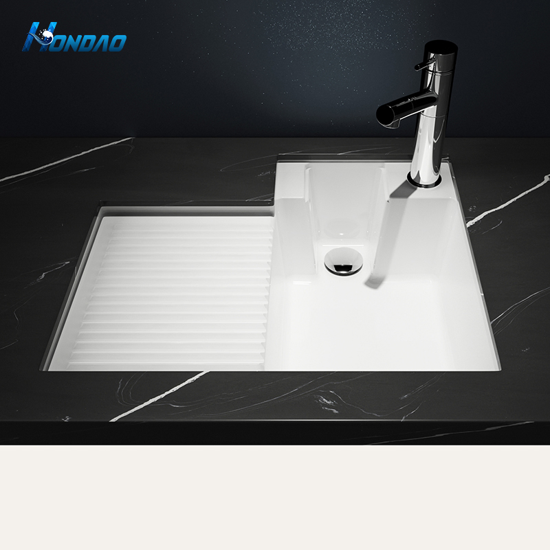 Factory Direct Solid Surface Countertop Undermount Bathroom Sink