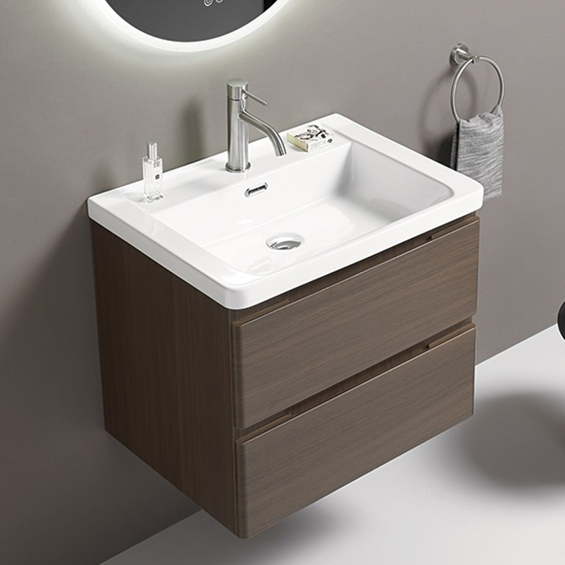Made in China Wall-Mounted Customizable Modern Bathroom Cabinet Simple Premium Bathroom Vanity with Sink Wood