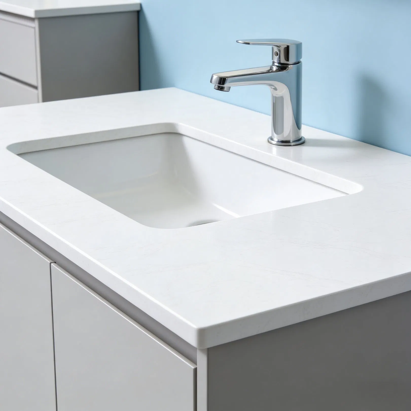 Floating Bathroom Vanity Cabinet with Drawers for Contemporary Bathroom