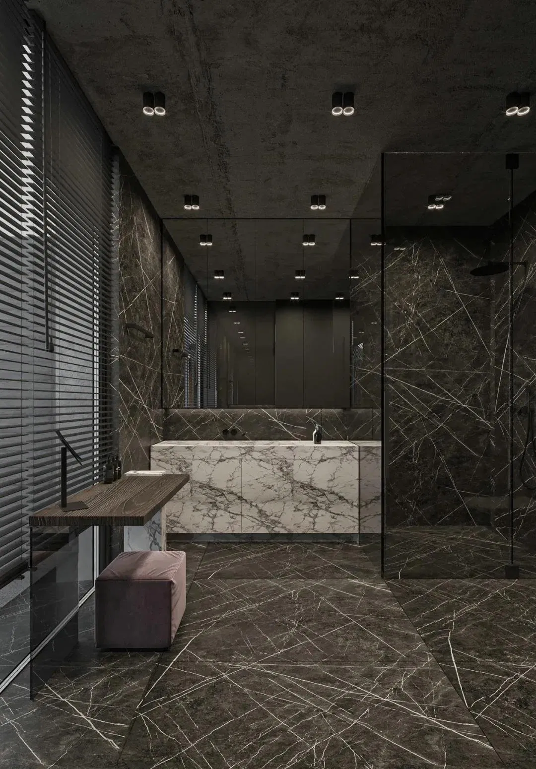 Modern Luxury Wall Mount Floating Cabinet Bathroom Vanity