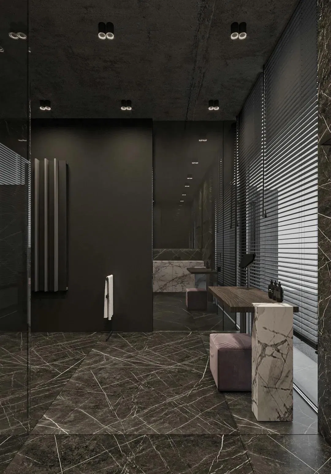 Modern Luxury Wall Mount Floating Cabinet Bathroom Vanity