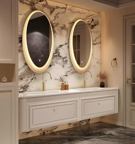Luxury Hotel Wall Mounted Drawer Storage Bathroom Vanity with Double Sink