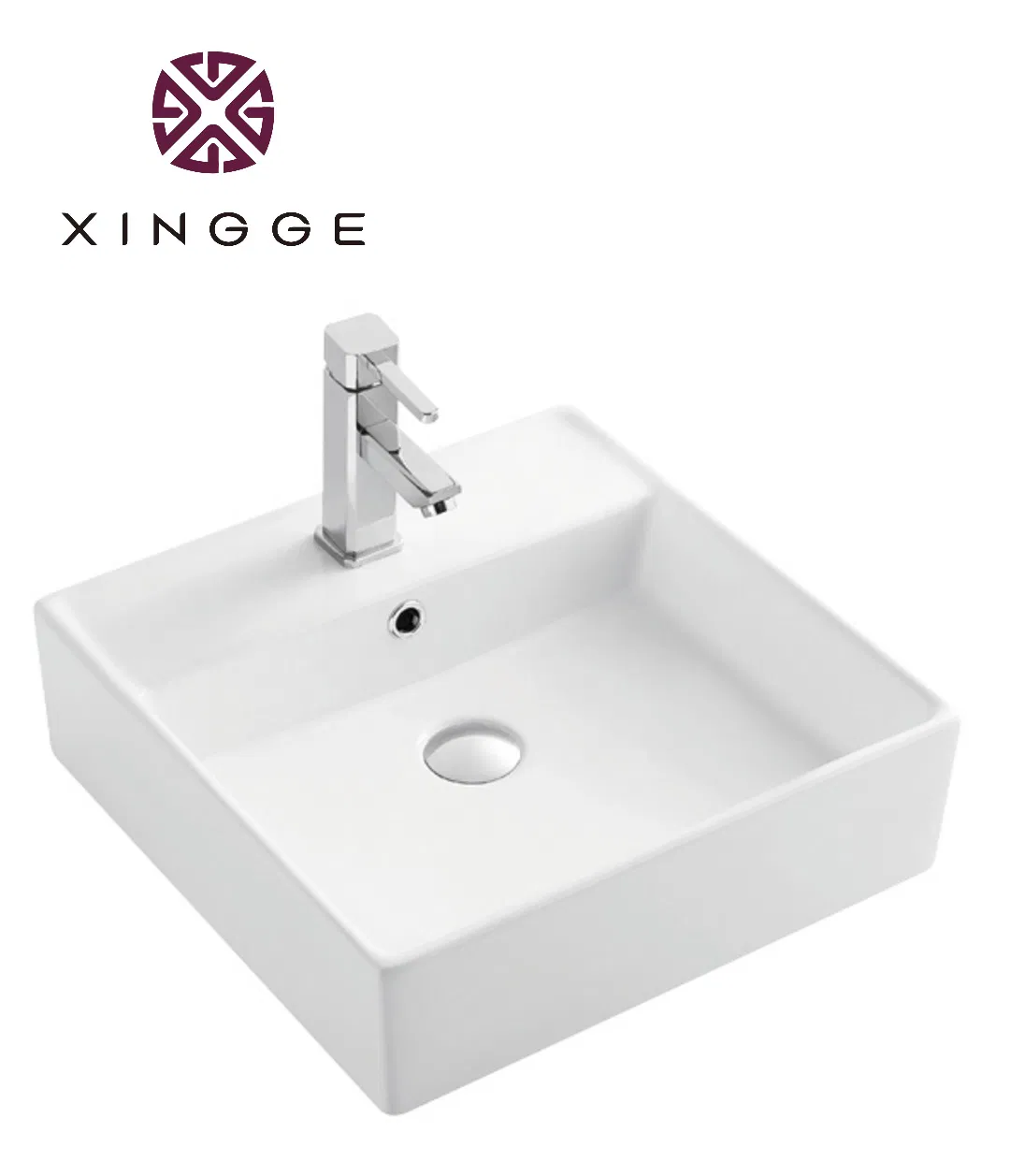 Stylish Ceramic Bathroom Countertop Vessel Sink for Modern Homes