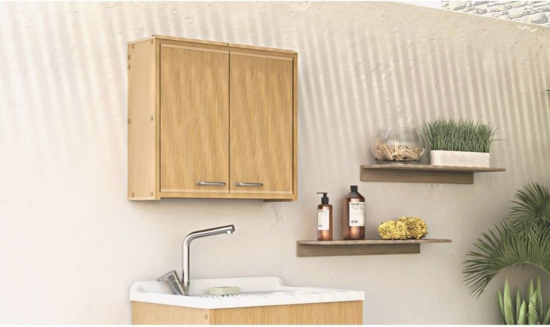 Modern Bathroom Vanity with Sink - Freestanding Bathroom Cabinet Storage Solution for Hotel Home