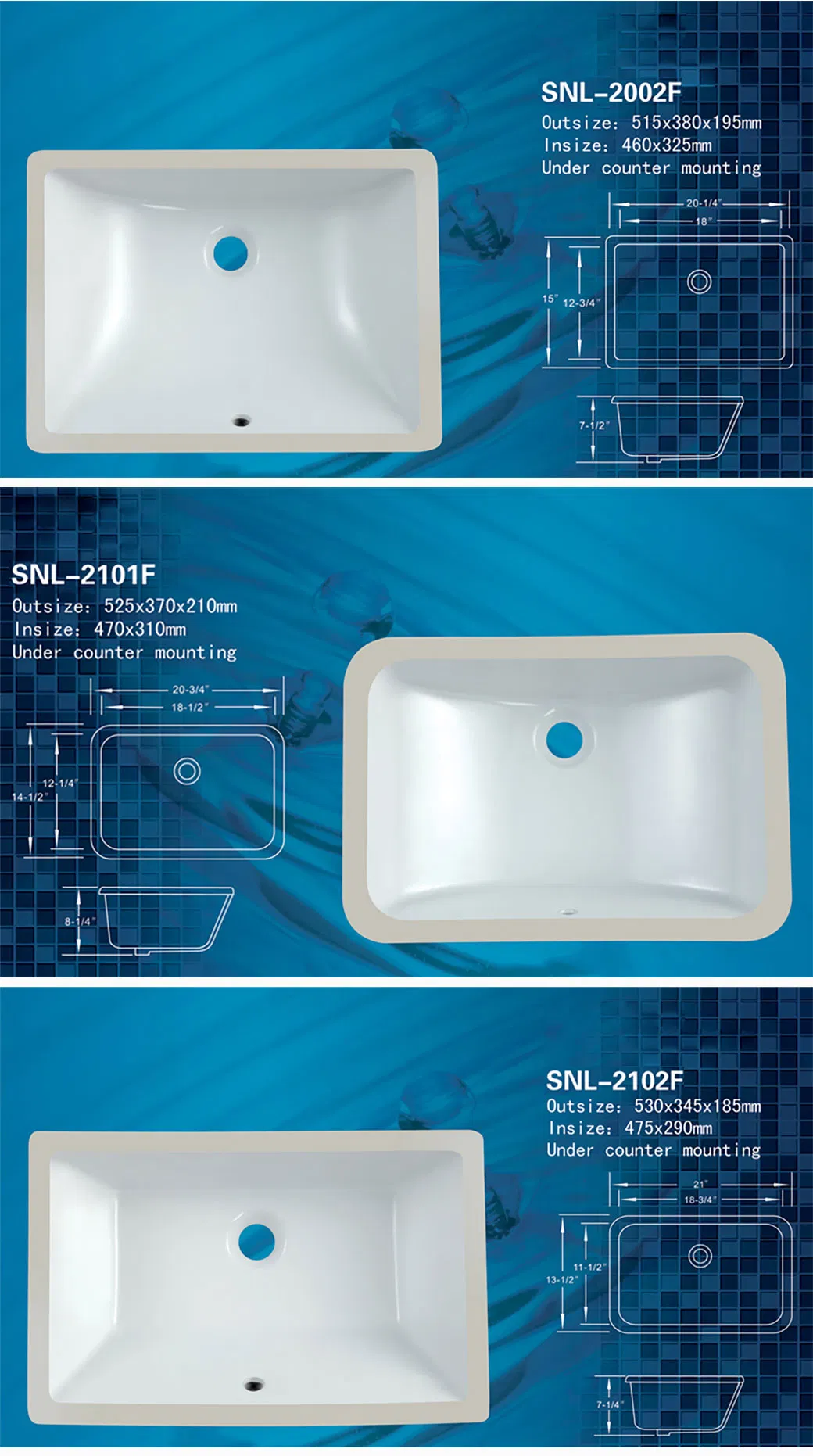 Oval Basin Modern Design