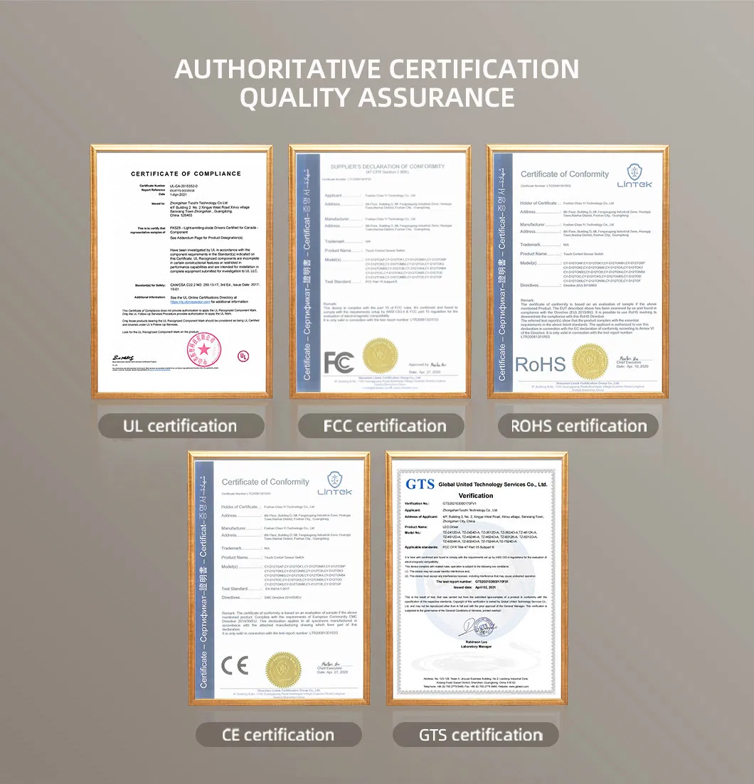 Certifications