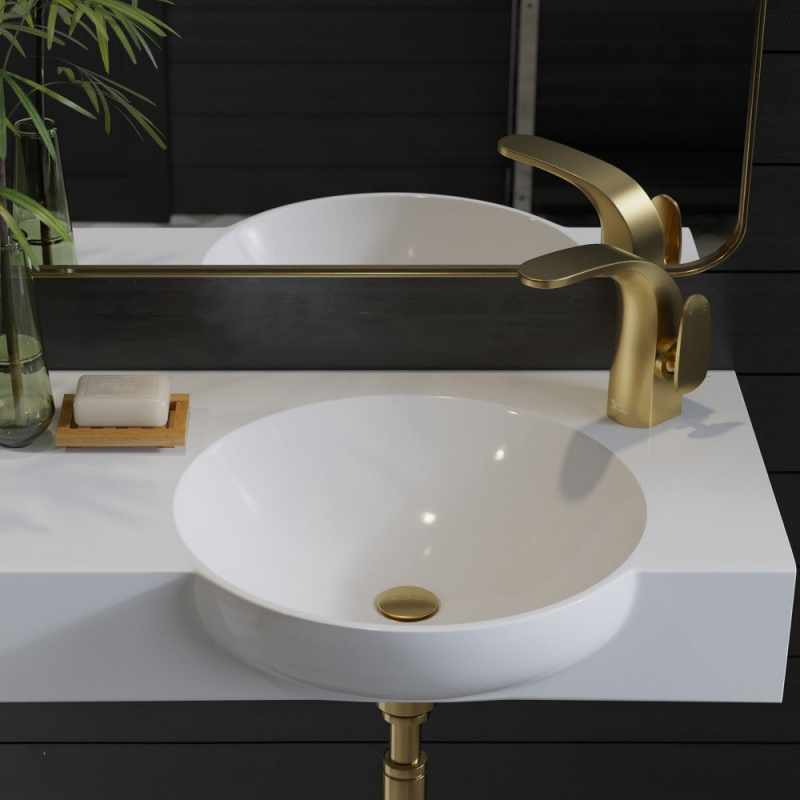 Chanda High-End Right Side Wall-Mounted Basin Bathroom Hotel Sink