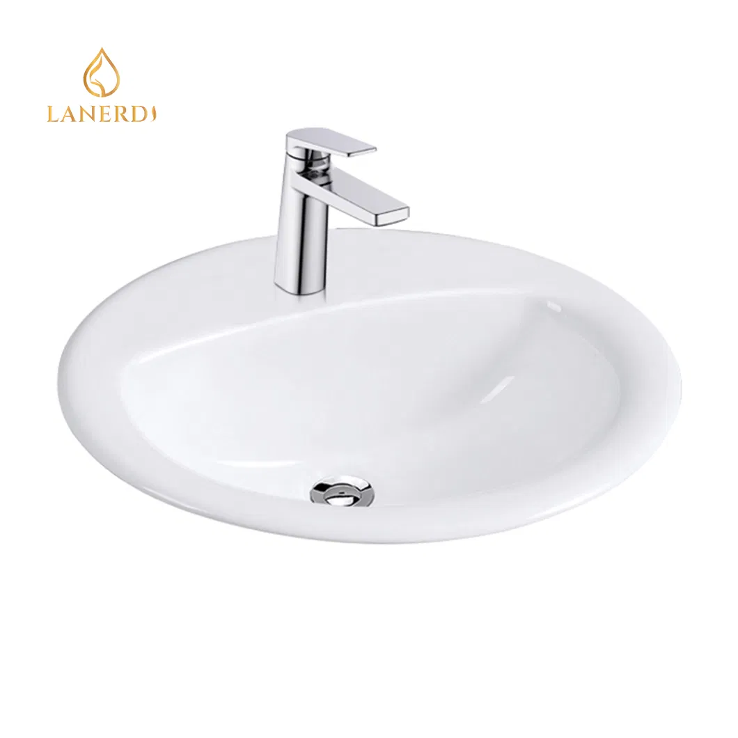 Ceramic Undermount Sink White Bathroom Basin Cupc Certificare Sink