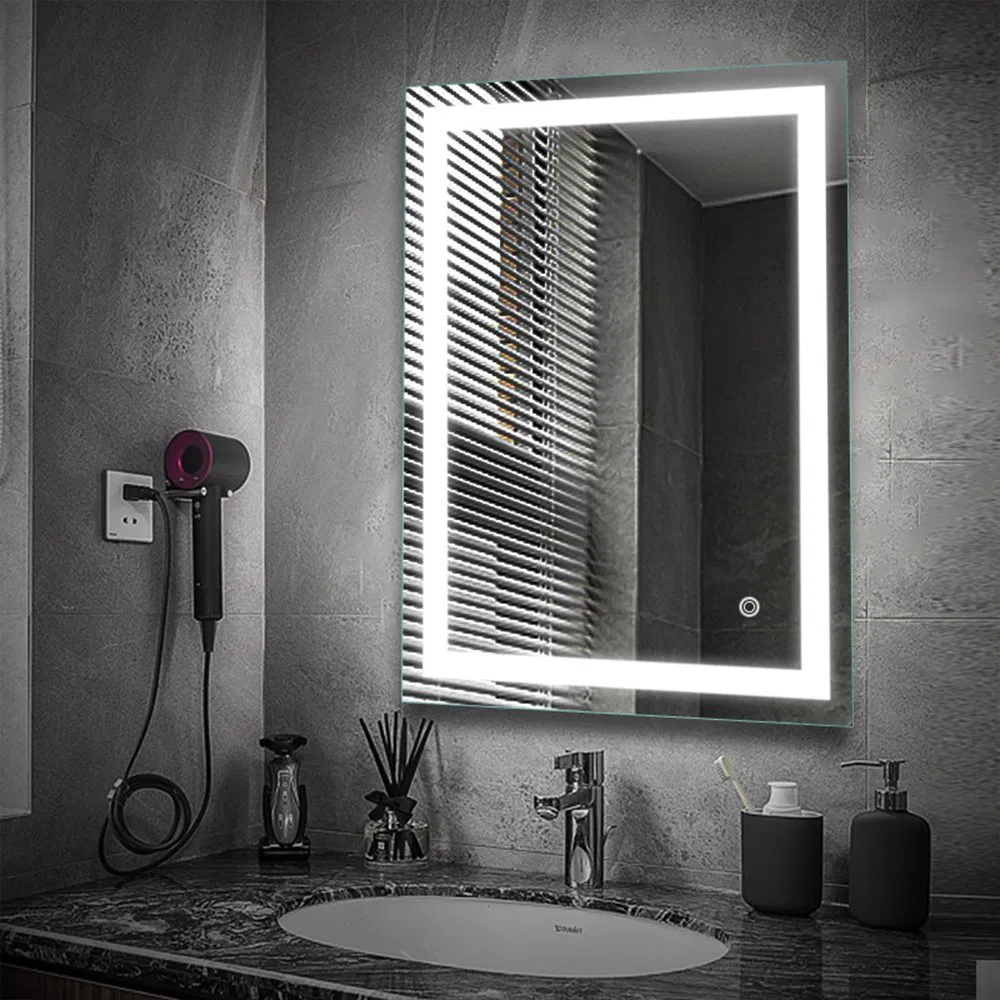 Modern Smart Mirrors Touch Switch Rectangle Smart LED with Speaker Bathroom Mirror