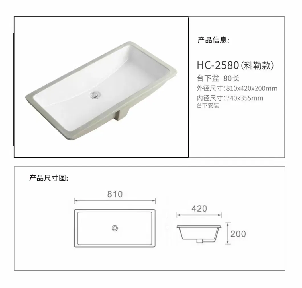 Undermount Ceramic Sink View 4
