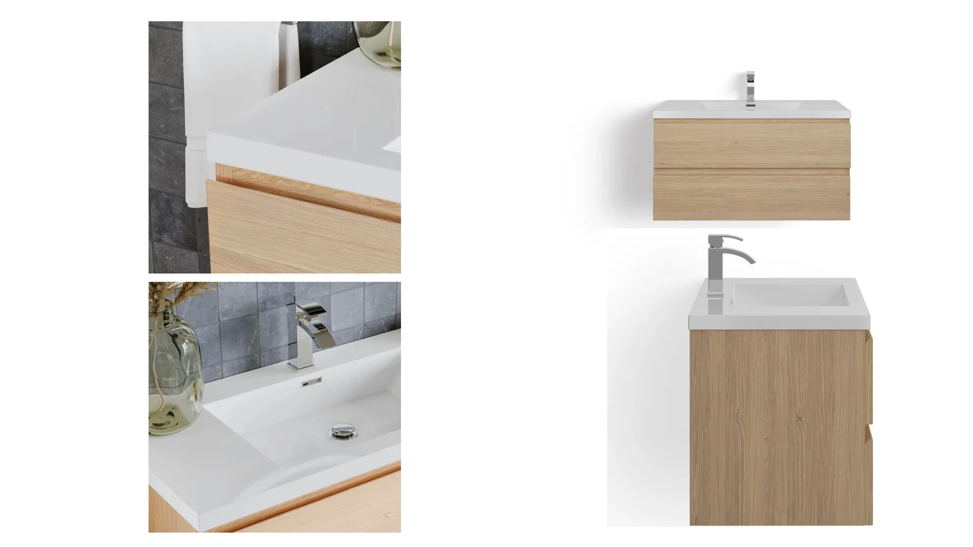 Double Sink Vanity Detail 3