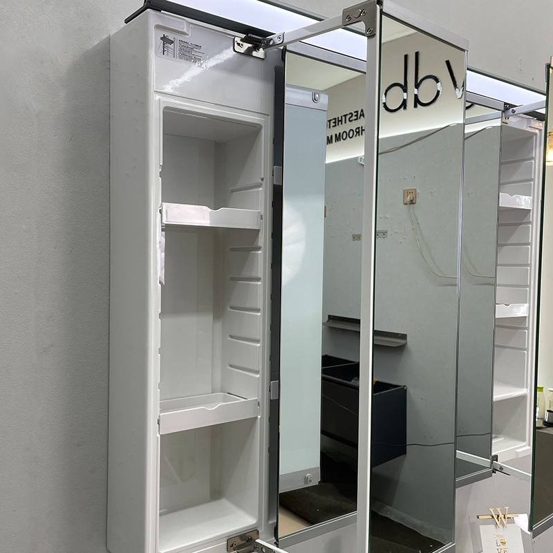 Customized Freestanding Bathroom Vanity with Mirror for Hotels and Villas