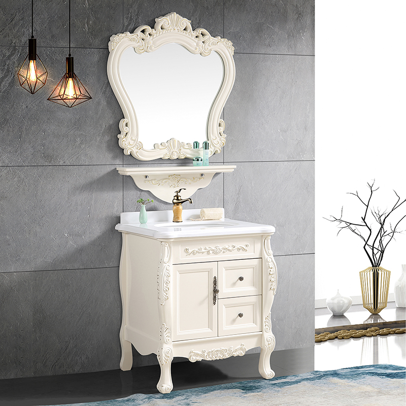 Hot Sale European Style Economic Bathroom Cabinet Modern Bathroom Vanity for Apartment