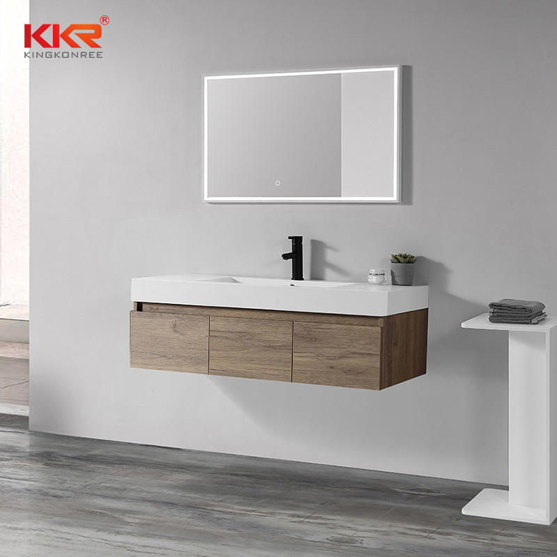 Wall Mounted Hung Solid Surface Bathroom Washbasins Washing Sink